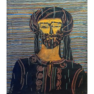 Akram Dost Baloch, 20 x 24 Inch, Oil on Canvas, Figurative Painting, AC-ABD-083